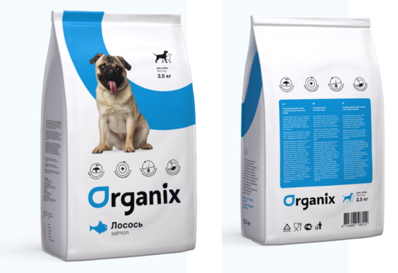 Organix - Сухой корм со свежим лососем для собак с чувствительным пищеварением