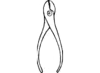Ножи и клещи-кусачки, ис-пользуемые для снятия шкурки с норки