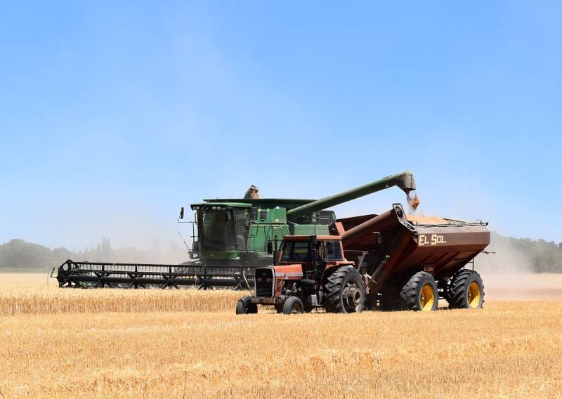 пшеница, зерноуборочный комбайн